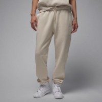 Pantaloni spotivi de dame Nike Jordan Brooklyn Fleece Light Orewood Brown, s.S