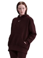 Hanorac damă Nike W Nsw Style Flc Po Os Burgundy Crush/Sail, s.S