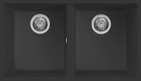 Кухонная мойка Elleci Quadra Undermount 350 Full Black (LGU50040)
