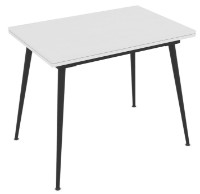 Обеденный стол Magnusplus Lilis 60x90/90x120 Senkron White