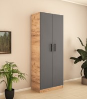 Dulap Bafimob PZ-80 Oak/Graphite