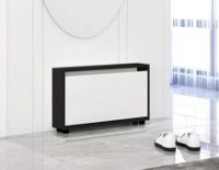 Rafturi pentru pantofi Mobildor-Lux Leo Slim 50x16x47 Anthracite/White (10008847)