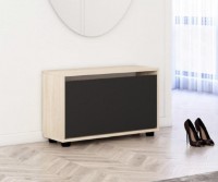 Rafturi pentru pantofi Mobildor-Lux Leo Slim 50x16x47 Oak Sonoma/Anthracite (00013551)