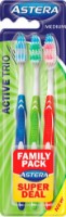 Зубная щётка Astera Active Trio Medium-Mix 3pcs