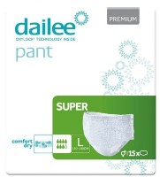 Chiloți-scutece adulți Dailee Premium Super L 15pcs