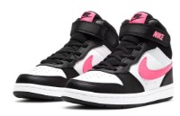 Ботинки детские Nike Court Borough Mid 2 Ps Black/White/Sunset Pulse, s.31