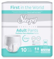 Трусы-подгузники для взрослых Sleepy Sensitive M 10pcs