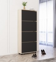Обувница Mobildor-Lux Leo Slim 80x16x164 Oak Sonoma/Anthracite (00013616)
