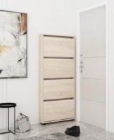 Обувница Mobildor-Lux Leo Slim 90x16x164 Oak Sonoma (10008626)