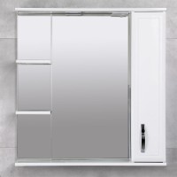 Шкаф с зеркалом Bayro Allure 800x750 R (121120)