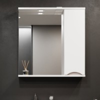 Шкаф с зеркалом Bayro Elara 650x750 R (122193)