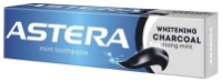 Зубная паста Astera Whitening Charcoal Strong Mint 110g