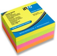 Hârtie de notițe Info Notes 75x75mm Neon 320pcs (5654-39)