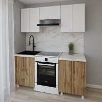 Кухонный гарнитур Smartex K1 180 White/Dark Oak (30004)