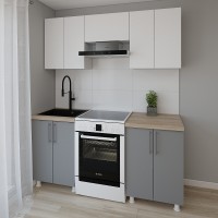 Кухонный гарнитур Smartex K1 180 White/Graphite (30002)