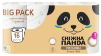 Туалетная бумага Снежная Панда Premium Aroma Plus 3 plies 16 rolls