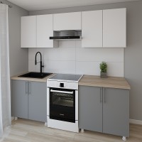 Кухонный гарнитур Smartex K1 220 White/Graphite (30014)