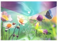 Папка для бумаг New World Butterfly A4 17C (2A0010)
