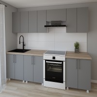 Кухонный гарнитур Smartex K1 240 Graphite (30023)