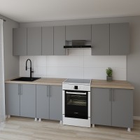 Кухонный гарнитур Smartex K1 280 Graphite (30035)