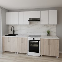 Кухонный гарнитур Smartex K1 280 White/Light Oak (30033)