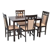 Комплект для столовой Evelin HV-27V Chocolate + 4 Deepa R Chocolate/NV-3WP