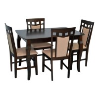 Комплект для столовой Evelin HV-29V Chocolate + 4 Deepa R Chocolate/NV-3WP