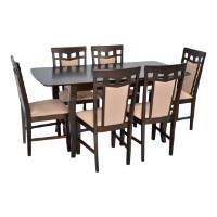 Комплект для столовой Evelin HV-29V Chocolate + 6 Deepa R Chocolate/NV-3WP