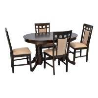 Комплект для столовой Evelin HV-31N Chocolate + 4 Deepa R Chocolate/NV-3WP