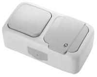 Выключатель и розетка Viko Palmiye (95555481)