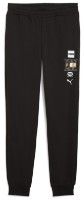 Pantaloni spotivi pentru bărbați Puma Ess Logo Lab Holiday Fl Cl Puma Black, s.S