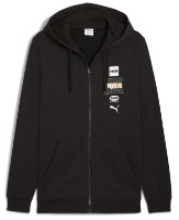 Hanorac pentru bărbați Puma Ess Logo Lab Holiday Fz Fl Puma Black, s.S