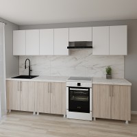 Кухонный гарнитур Smartex K1 300 White/Light Oak (30039)