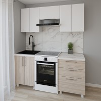 Кухонный гарнитур Smartex K2 180 White/Light Oak (30045)