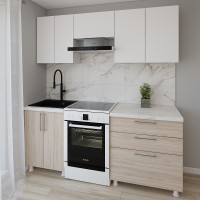 Кухонный гарнитур Smartex K2 200 White/Light Oak (30051)