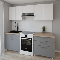 Кухонный гарнитур Smartex K2 220 White/Graphite (30056)