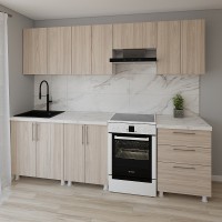 Кухонный гарнитур Smartex K2 260 Light Oak (30072)