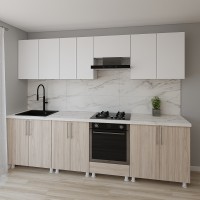 Кухонный гарнитур Smartex K3 280 White/Light Oak (30117)