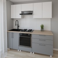 Кухонный гарнитур Smartex K4 200 White/Graphite (30134)
