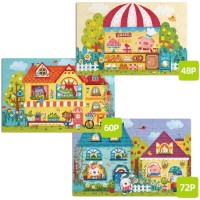 Puzzle Mideer Fairytale City 3in1 Level 4 (6936352516453)