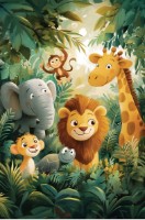 Пазл Три Совы Джунгли 24шт