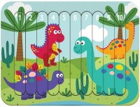 Пазл Три Совы Динозавры 10шт