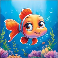 Пазл Три Совы Рыбка-клоун 16шт