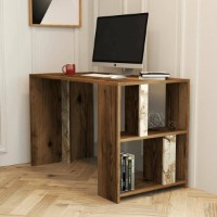 Письменный стол Trendy Lima Walnut/White Marble 120x75x60cm GTR001006