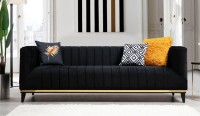 Canapea Trendy Bellino Black 89x75x222cm GTR003221
