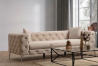 Canapea Trendy Como Ecru 90x73x237cm GTR003237