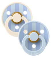 Пустышка BIBS Baby Blue/Dusty Blue Mix 0-6m 2pcs 5713795267590)