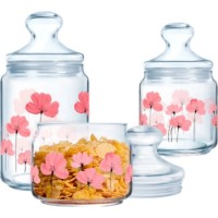 Банки для хранения Luminarc Floralis (X1081) 3pcs