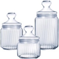 Банки для хранения Luminarc Striped (V9606) 3pcs