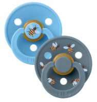 Пустышка BIBS Bumblebee: Breeze/Petrol 18-36m 2pcs (5713795270569)